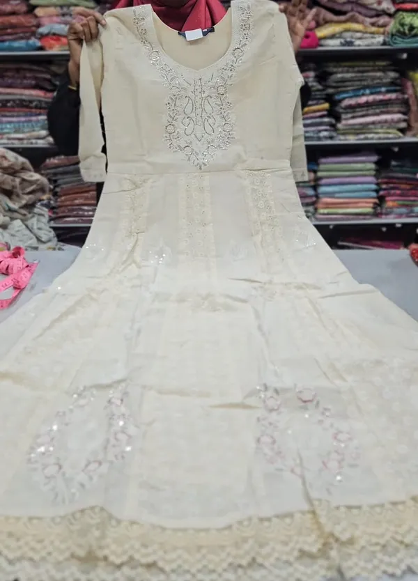 Rayon Anarkali Kurti | AK1399